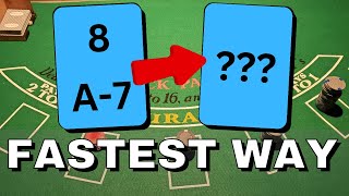 BEST Way to Learn Basic Strategy in Blackjack is FLASHCARDS [upl. by Asin]