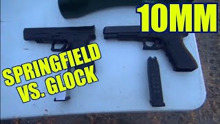 Springfield XDM 525quot 10mm vs Glock 40 10mm for Alaskan Bears Part 1 with Chukes Outdoor Adventures [upl. by Naivaj]