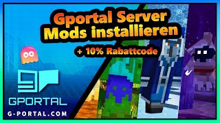 Minecraft Gportal Server Mods einstellen  Mieten   Rabattcode [upl. by Meit]