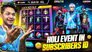 Holi Gifts To My Subscriber RIP 20000 Diamonds 💎 In Free Fire Max [upl. by Segal]