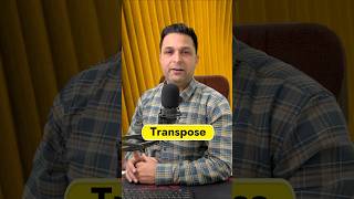 Dynamic transpose data in excel excelshorts ytshorts shorts [upl. by Shoshana938]