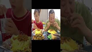 isister eating showeating challengehusband and wife eating foodeatingmukbangasmr eating food [upl. by Aneem]