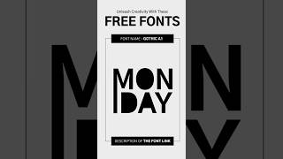 Boost Your Designs with These Amazing Free Fonts [upl. by Ylreveb687]