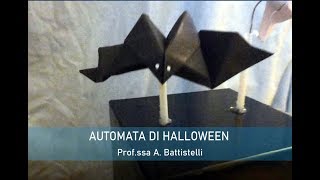 Automata facile di Halloween con fantasmino luminoso [upl. by Fanning62]