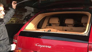 How To  Porsche Cayenne Liftgate Trim Removal and Install [upl. by Aubree]