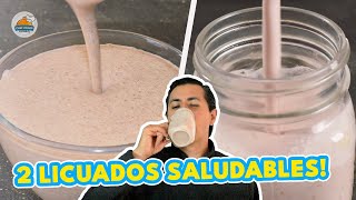 Cual licuado sera el mas deliciosos 2 Licuados para desayunar o cenar saludable [upl. by Corrie]