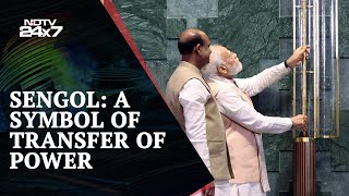 Watch PM Modi Installs Sengol In New Parliament Building [upl. by Herminia777]