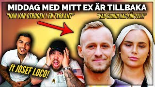 MIDDAG MED MITT EX med JOSEF LOCO HAN VAR OTROGEN I EN FYRKANT [upl. by Photima]