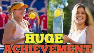 Eugenie Bouchard Celebrates With Breathtakingly Shots Of Wimbledon Final 10th Anniversary [upl. by Nered]