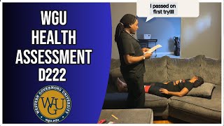 WGU Health Assessment Video  Comprehensive Health Assessment D222 [upl. by Kirkpatrick]