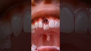 দাত গিলে ফেললে কি হবে What happens if you swallow your teeth trending shorts facts 3d [upl. by Rustie]