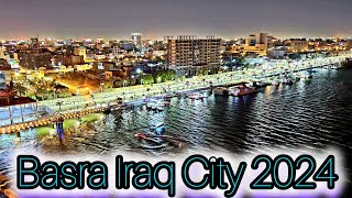 Basra Iraq City 2024 Italian Burage Vews [upl. by Ahsetel]