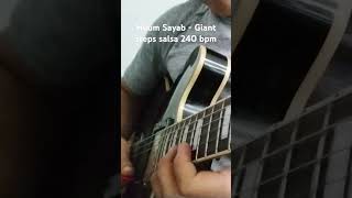 Huum Sayab  Giant Steps Salsa 240 bpm guitar jazzfusion guitarrajazz jazzguitar guitarist [upl. by Atiras637]