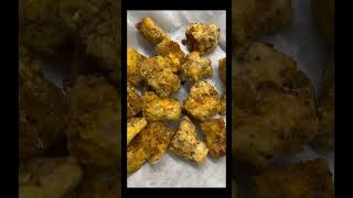 Crispy Air Fryer Tofu Must Try🔥tofu airfryerrecipes vegan music food motivation [upl. by Charissa818]