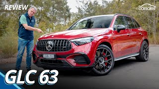 2024 MercedesAMG GLC 63 Review  Midsize luxury SUV swaps big V8 for mega PHEV power [upl. by Rammus]