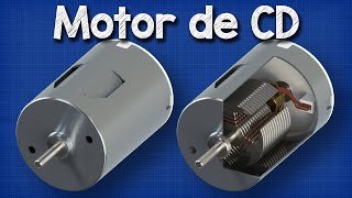 ¿Cómo funciona un motor eléctrico  Motor de CD Explicado [upl. by Aletse]