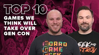 Top 10 Games That Will TAKE OVER Gen Con 2024 [upl. by Attenod910]