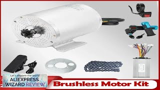 72V 3000W Motor Kit 48V 2000W 1500W Electric Brushless Motor for Electric Review [upl. by Rimat274]