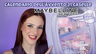 CALENDARIO DELLAVVENTO MAYBELLINE 31 CASELLE 2024✈️💜 [upl. by Lrak]