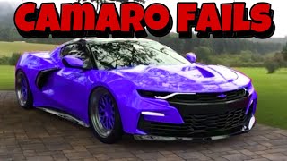 EPIC CAMARO FAILS COMPILATION 2024 NEW 2025 CAMARO CRASH  Majestic Motors [upl. by Einnod237]