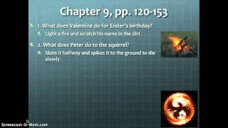 Study Guide Questions Enders Game chapters 810 [upl. by Ahsiea]