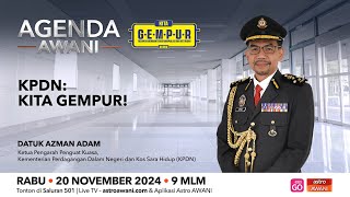 Agenda AWANI KPDN  Kita gempur [upl. by Ehrsam]