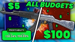 The MOST PROFITABLE CS2 Trade Ups For EVERY Budget 5  100 [upl. by Enylekcaj]