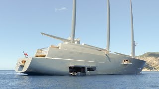 El velero más grande del mundo navega en aguas de Ibiza y Formentera [upl. by Roosnam727]