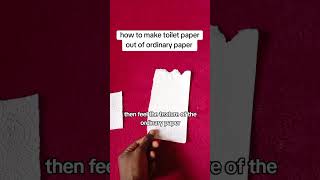 How to make toilet paper [upl. by Nairim]