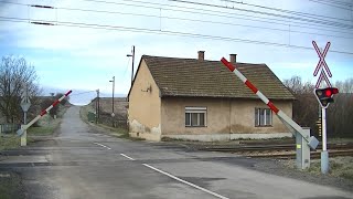 Spoorwegovergang Godisa H  Railroad crossing  Vasúti átjáró [upl. by Bernardi]