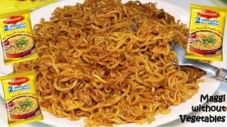 Spicy Maggi RecipeStreet Style Maggi Masala RecipeDry Maggi RecipeMaggi Recipe without Vegetables [upl. by Elyrpa801]