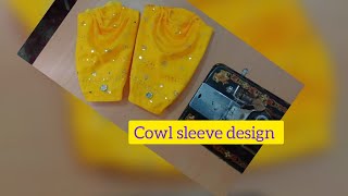 COWL SLEVE CUTTING AND STITCHING ❣️shorts cowlsleve viralvideo shortvideo selfdesigned ytshort [upl. by Amalbergas]