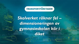 Skolverket räknar fel – dimensioneringen av gymnasieskolan kör i diket [upl. by Rachaba]