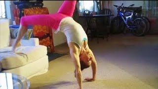 How To Do A Bridge And Backbend Kickover With Coach Meggin Professional Gymnastics Coach [upl. by Marozik320]