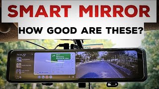 Smart Rearview Mirror with Wireless Carplay Android Auto and Excellent Camera Rs9500 Aoocci [upl. by Minabe174]