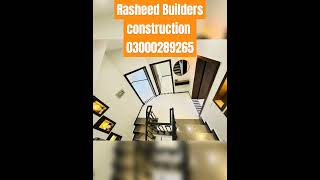 construction home I build house with material work Bahria Rawalpindi Rasheed Builders 03000289265 [upl. by Demb242]