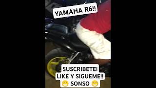 YAMAHA R6 BOBBER 200  CARABELA  AL CORTE  short shorts video biker yamaha yt viralvideo [upl. by Zetneuq]