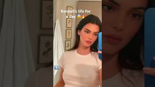 Kendall Jenners life for a day 😱💔shorts kendalljenner celebritylife challenge trending [upl. by Vincelette]