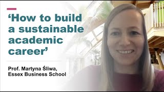 How to build a sustainable academic career [upl. by Sesom394]