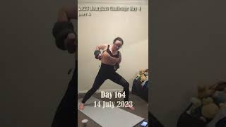 Day 164 Chloe Ting Transformation amp Weight Loss Challenge 2023 Motivation 💚 part 4 [upl. by Lzeil]