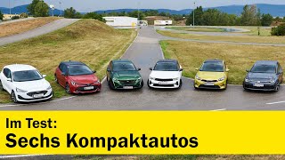 6 Kompaktautos im Vergleichstest  ÖAMTC auto touring [upl. by Noivert701]