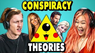 Craziest Pop Culture Conspiracy Theories  The 10s React [upl. by Gone674]