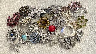 Shop Goodwill Vintage Brooches Unboxing amp Sale Lot 55 [upl. by Haswell]