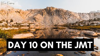 Day 10 on the JMT  15 miles Silver Pass  Solo ThruHiking the John Muir Trail Northbound NOBO [upl. by Nashom]