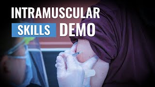 Intramuscular IM injection sites  Pediatric vs Adult IM Injection  Skills Demo [upl. by Anilejna]