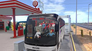 Driving bus simulator ultimate international tour route high graphics mobile games [upl. by Schouten305]