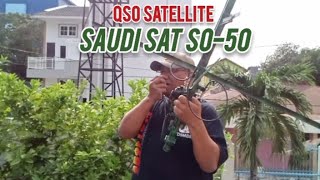 QSO SATELLITE SAUDISAT SO50 MON 29 JULY 2024 STARTED 0105 UTC [upl. by Asiak157]