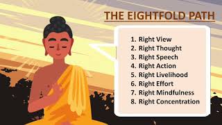 Buddhism For Beginners 8 The Eightfold Path Animated  RKINA [upl. by Ulla854]