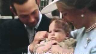 The Christening of Lord Frederick Windsor [upl. by Enimsay]