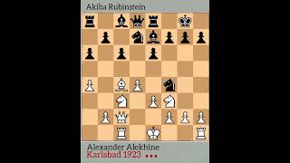 Alexander Alekhine Traps Opponent Queen with his Queen Alekhine Legacy [upl. by Finnegan]